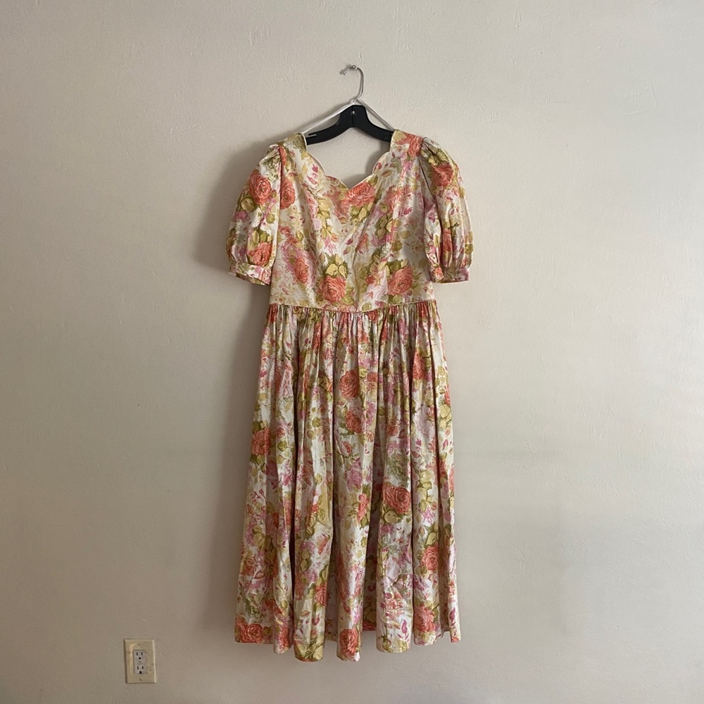 Laura Ashley floral dress.